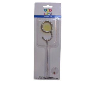 NEW Number 9 Sparkler Flame Cake Candle